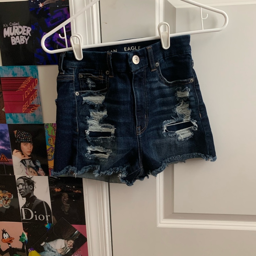 American eagle ultra high waisted curvy shorts